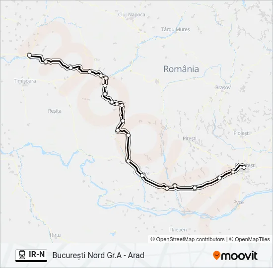 IR-N Train Line Map
