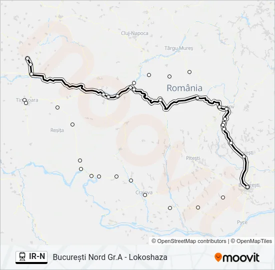 IR-N Train Line Map