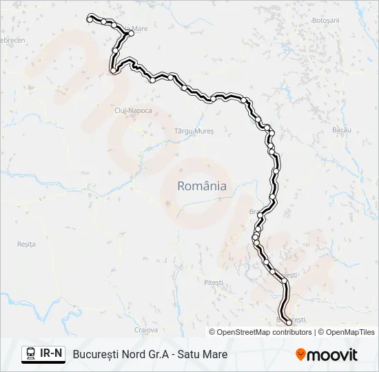 IR-N Train Line Map