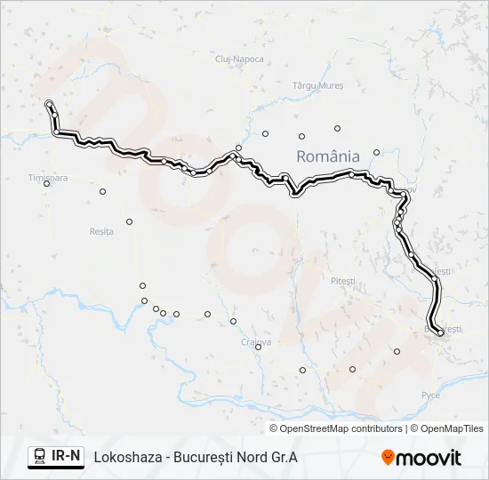 IR-N Train Line Map