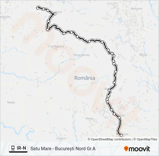 IR-N Train Line Map