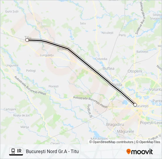IR Train Line Map