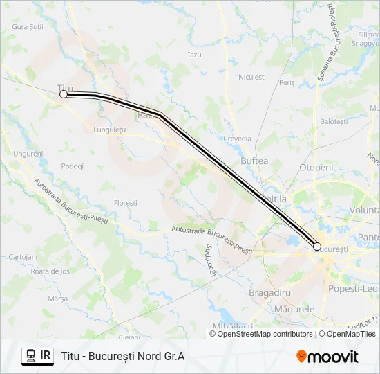 IR Train Line Map