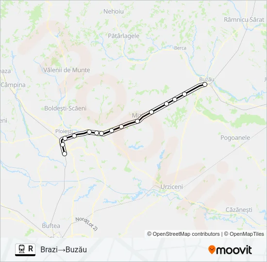 R Train Line Map