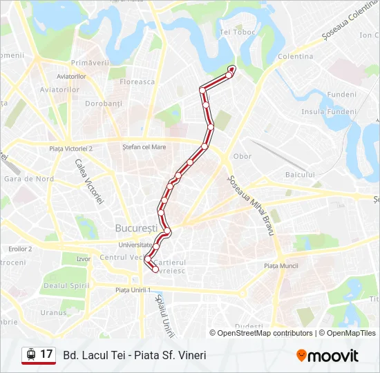 17 Tram Line Map