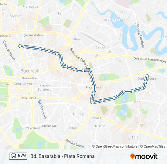 679 Bus Line Map