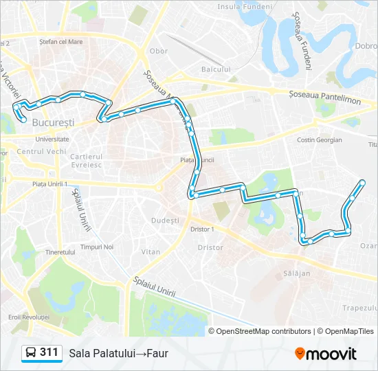 311 Bus Line Map