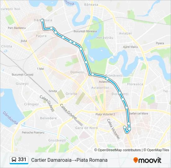 331 Bus Line Map