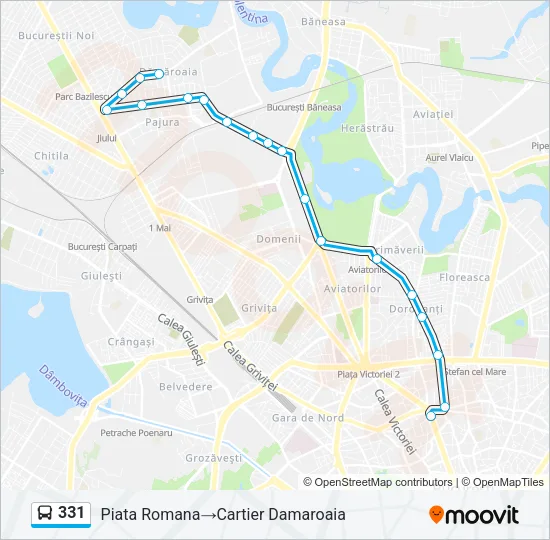 331 Bus Line Map