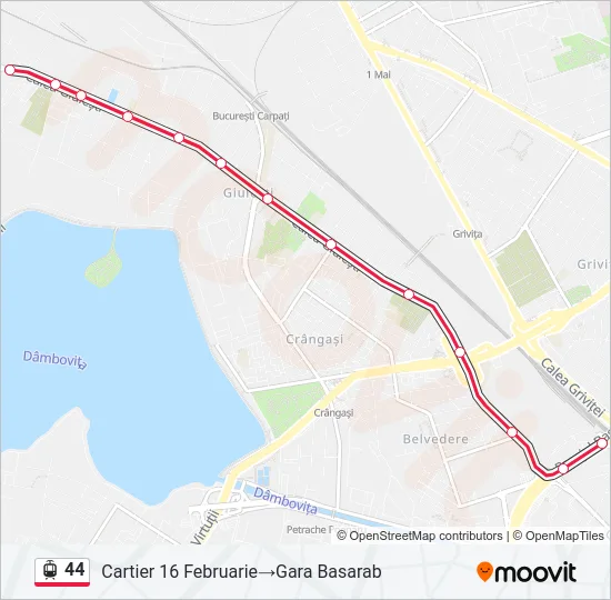 44 Tram Line Map