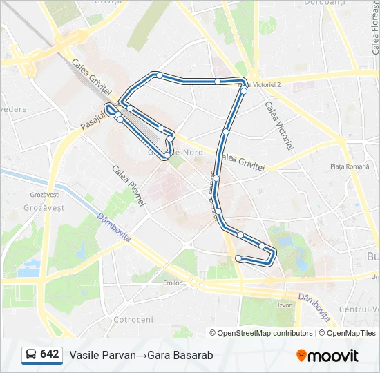 642 Bus Line Map