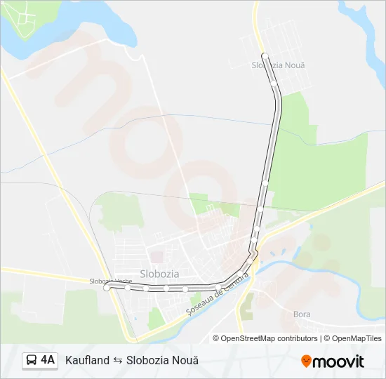 4A Bus Line Map