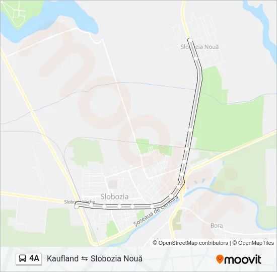 4A Bus Line Map