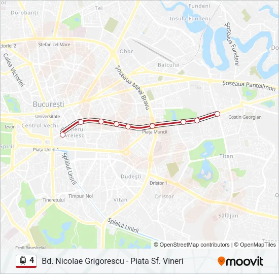 4 Tram Line Map