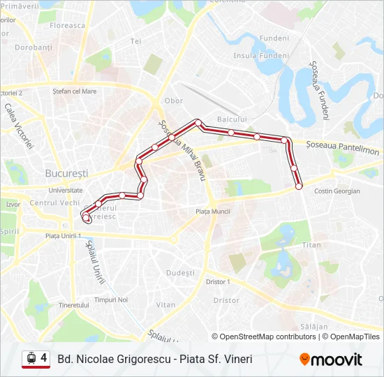 4 Tram Line Map