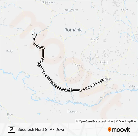 Deva G R Traseu BUCUREŞTI NORD GRA DEVA: Program, Stații & Hărți - Bucureşti ...