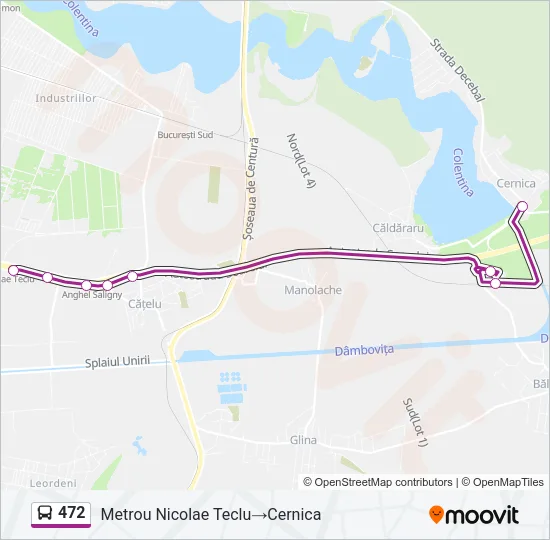 472 Bus Line Map
