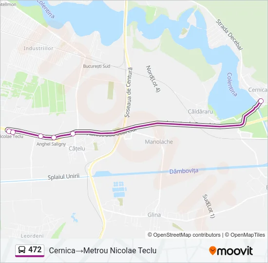 472 Bus Line Map