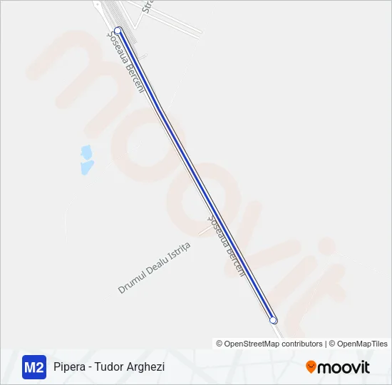 M2 Metro Line Map