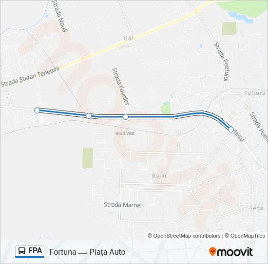 FPA Bus Line Map