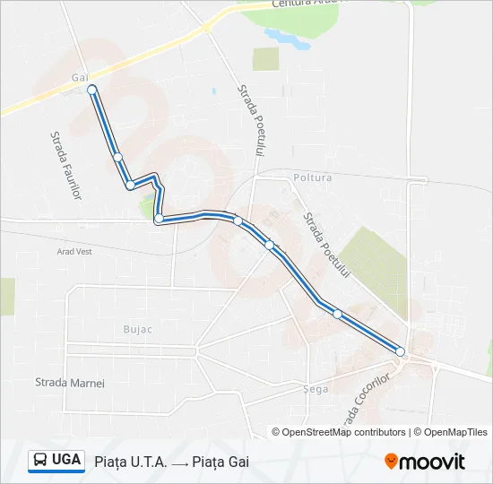 UGA Bus Line Map