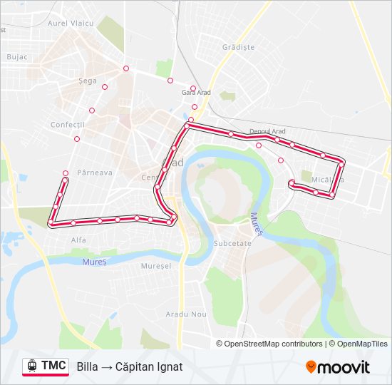 TMC Light Rail Line Map
