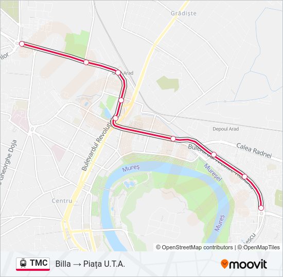 TMC Light Rail Line Map