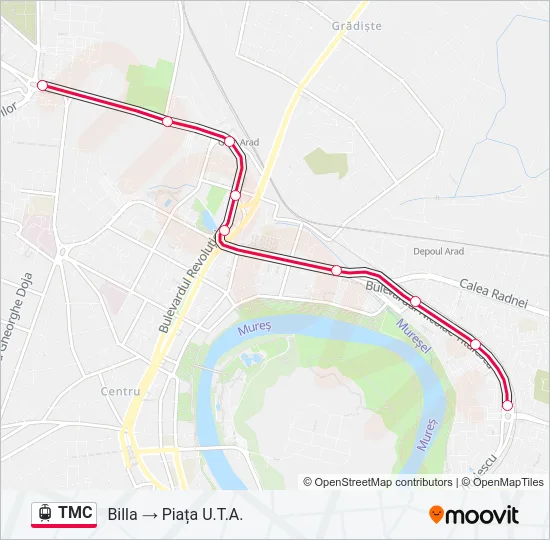 TMC Light Rail Line Map
