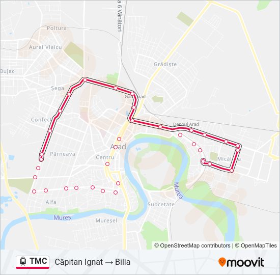 TMC Light Rail Line Map