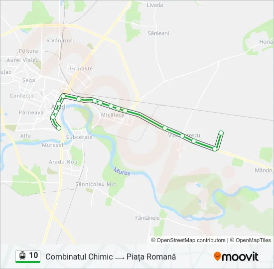 10 Light Rail Line Map