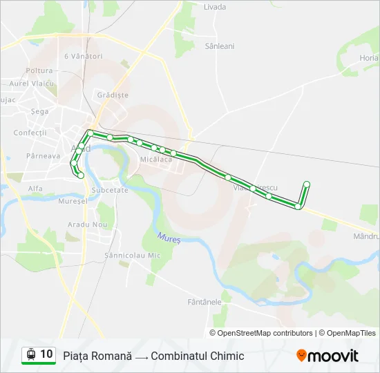 10 Light Rail Line Map