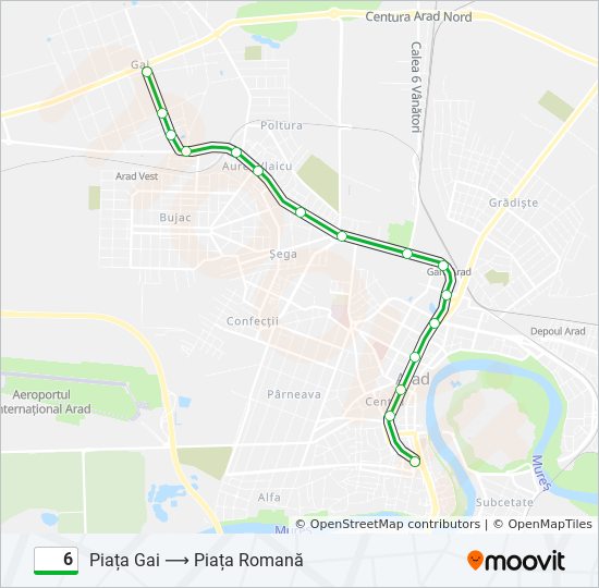 6 light rail Line Map