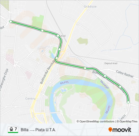 7 light rail Line Map