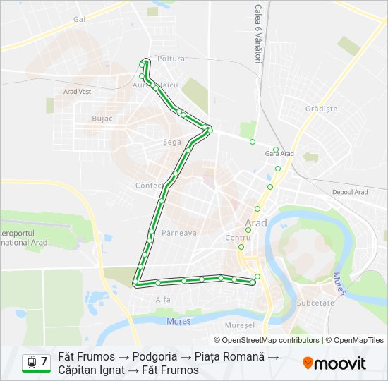 7 Light Rail Line Map