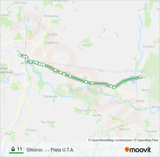 11 Light Rail Line Map