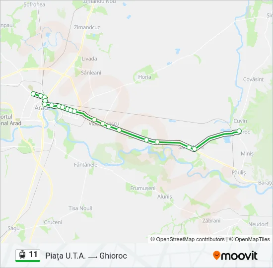 11 Light Rail Line Map