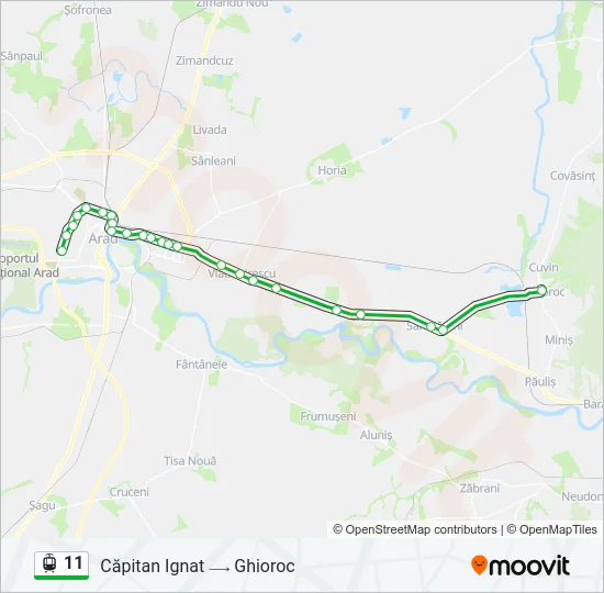 11 Light Rail Line Map