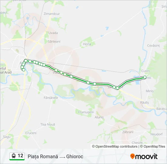 12 Light Rail Line Map