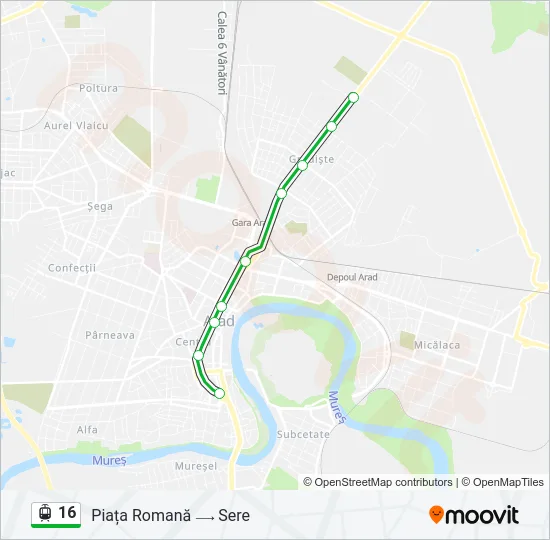 16 Light Rail Line Map