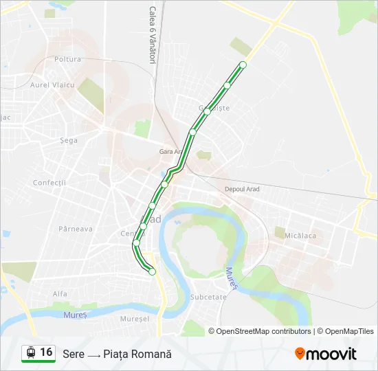 16 Light Rail Line Map