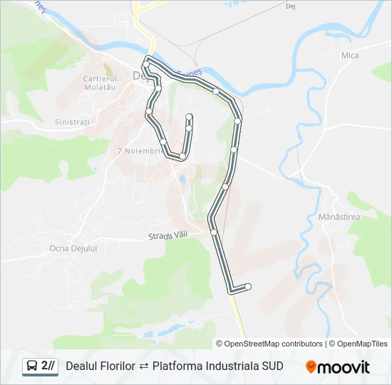 2// Bus Line Map