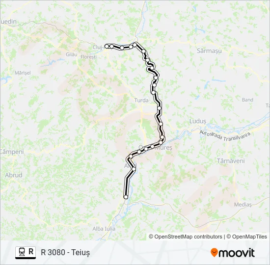 R Train Line Map