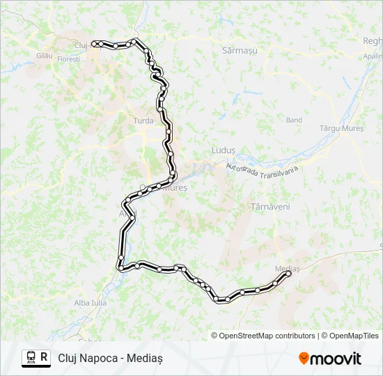 R Train Line Map