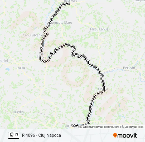 R Train Line Map