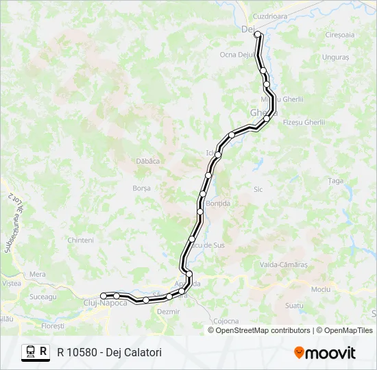R Train Line Map