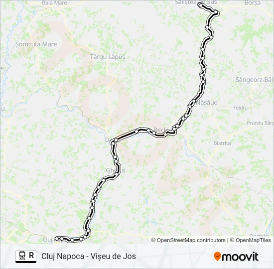 R Train Line Map