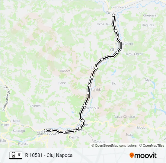 R Train Line Map