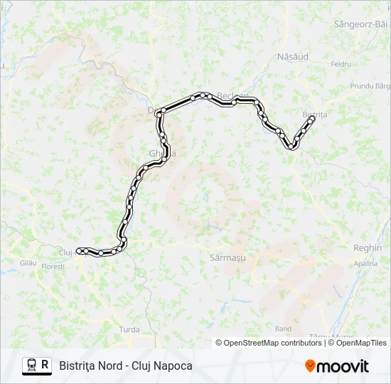 R Train Line Map