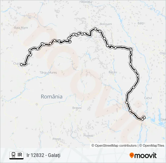 IR Train Line Map