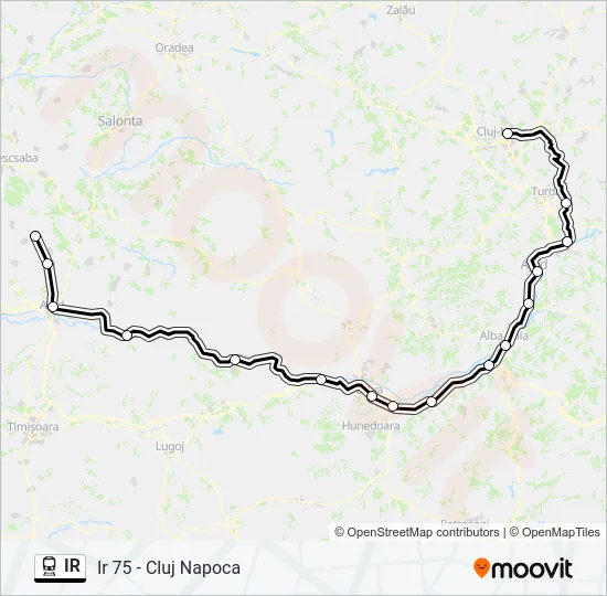 IR Train Line Map